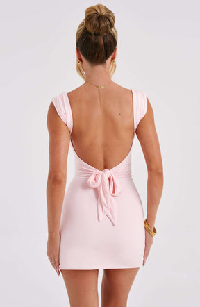 Ria Mini Dress - Blush Ryvelle