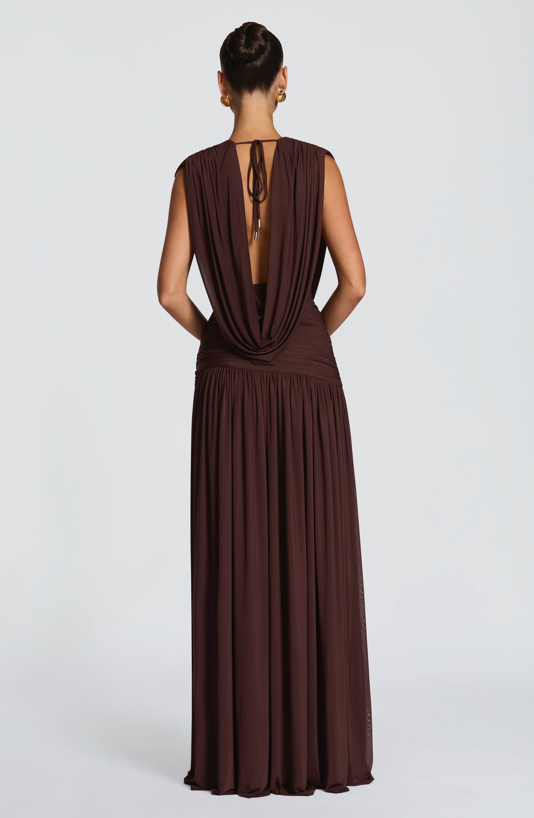 Romilly Gown - Plum Brown Ryvelle