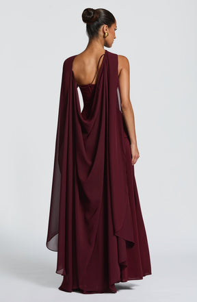Romy Cape - Cherry Lacquer Ryvelle
