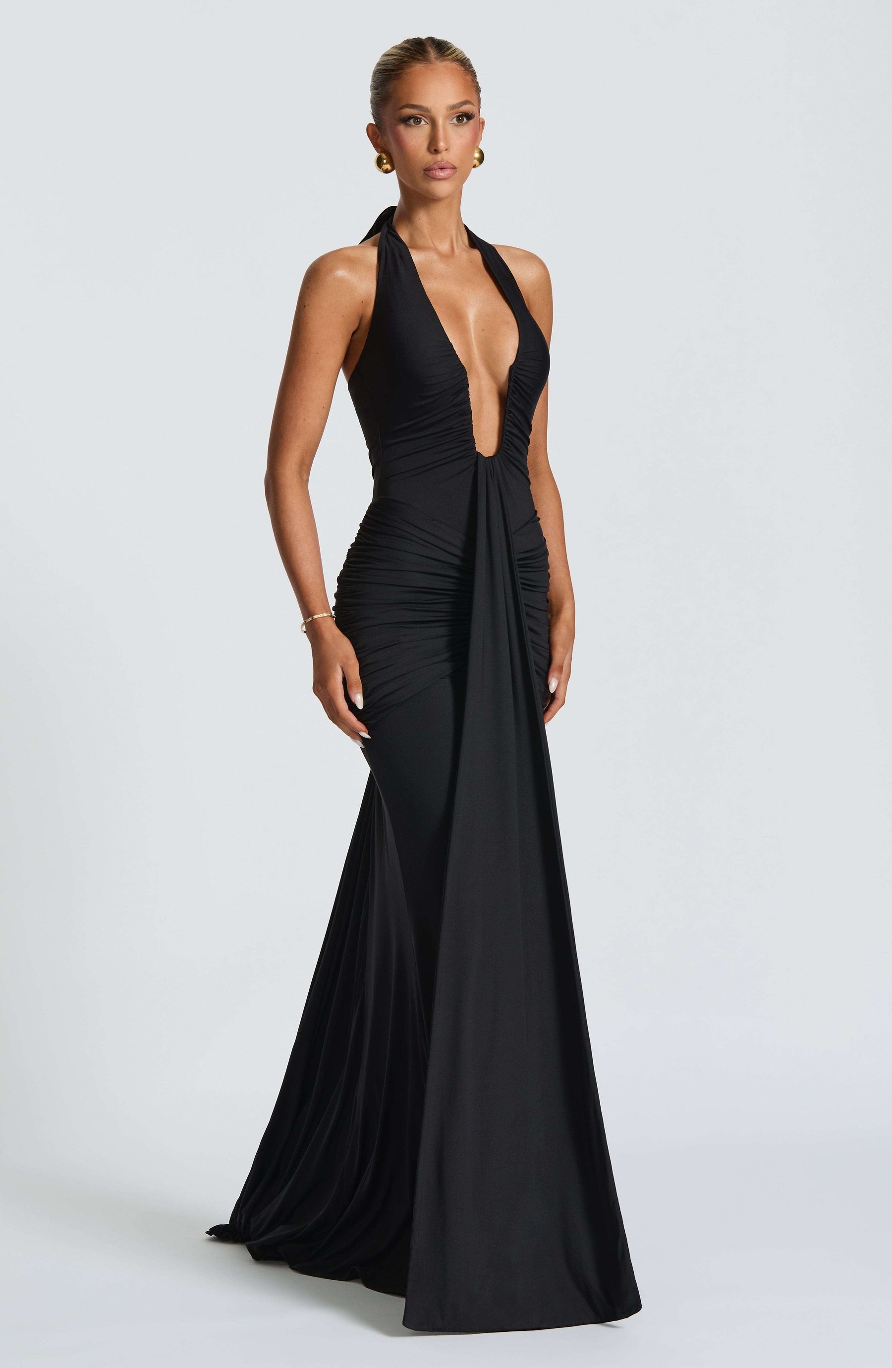 Rosetta Maxi Dress - Black Ryvelle