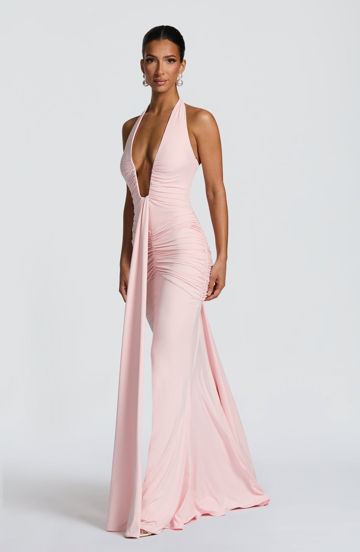 Rosetta Maxi Dress - Blush Ryvelle