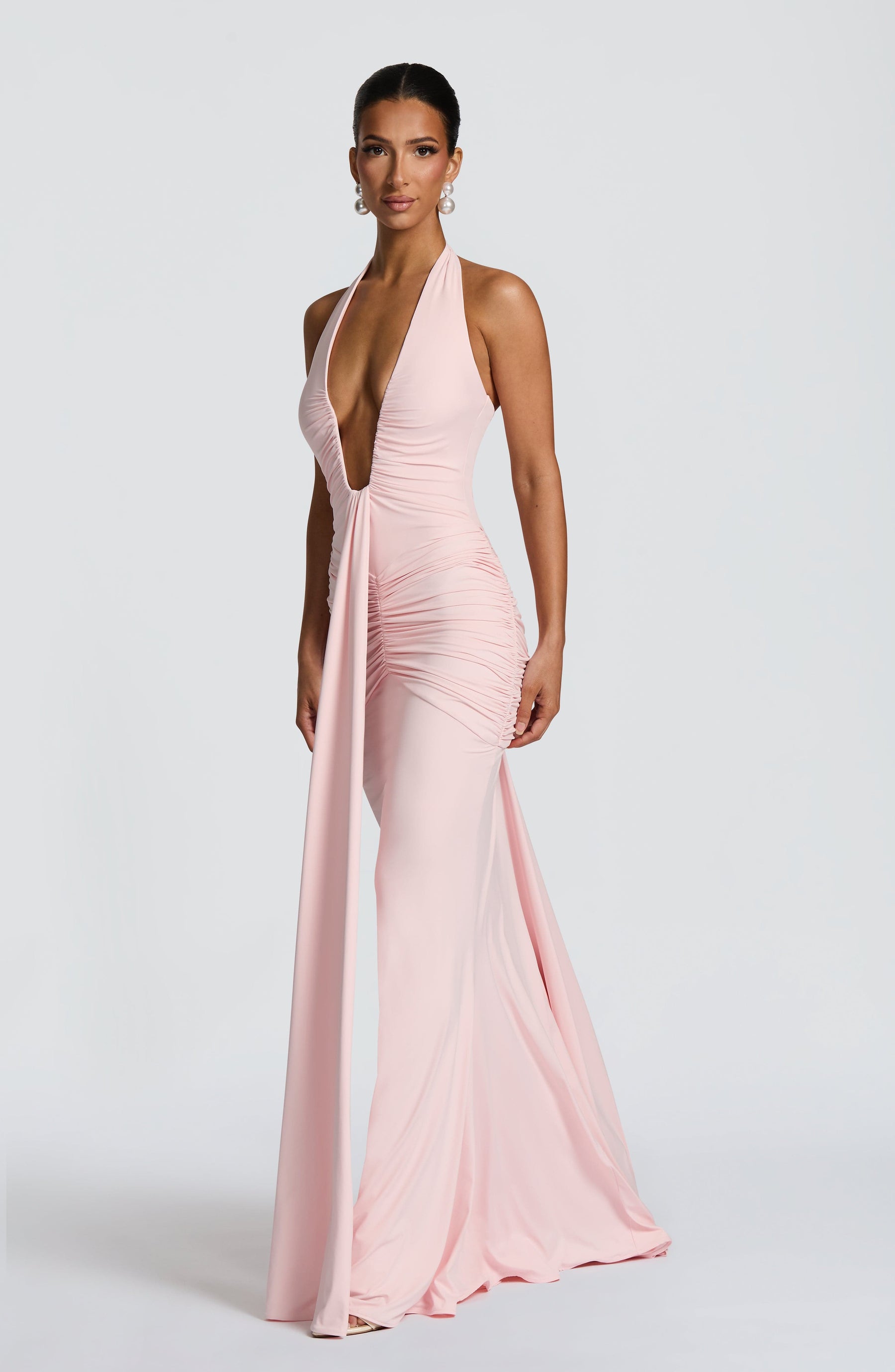 Rosetta Maxi Dress - Blush Ryvelle