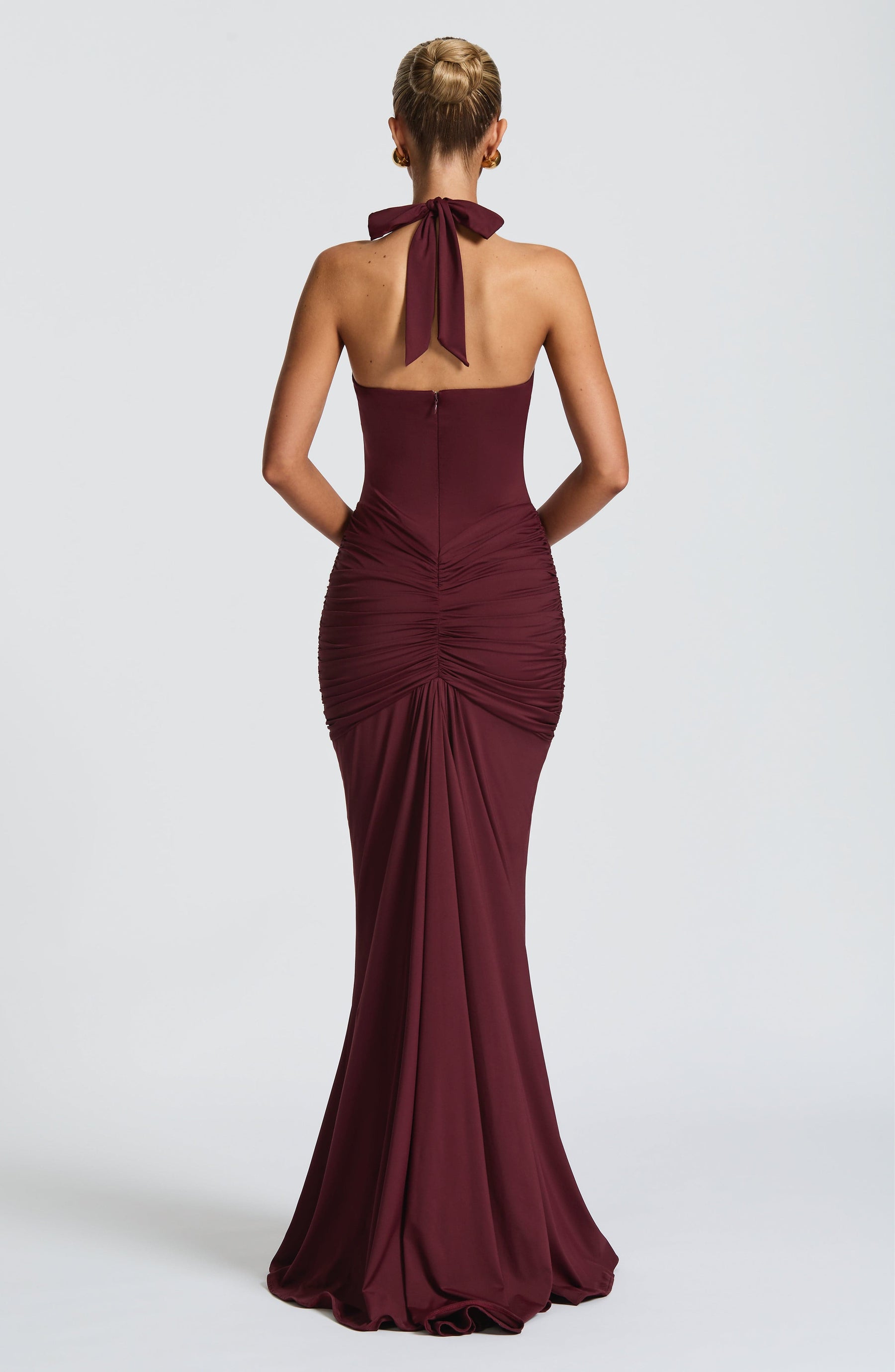 Rosetta Maxi Dress - Cherry Lacquer Ryvelle