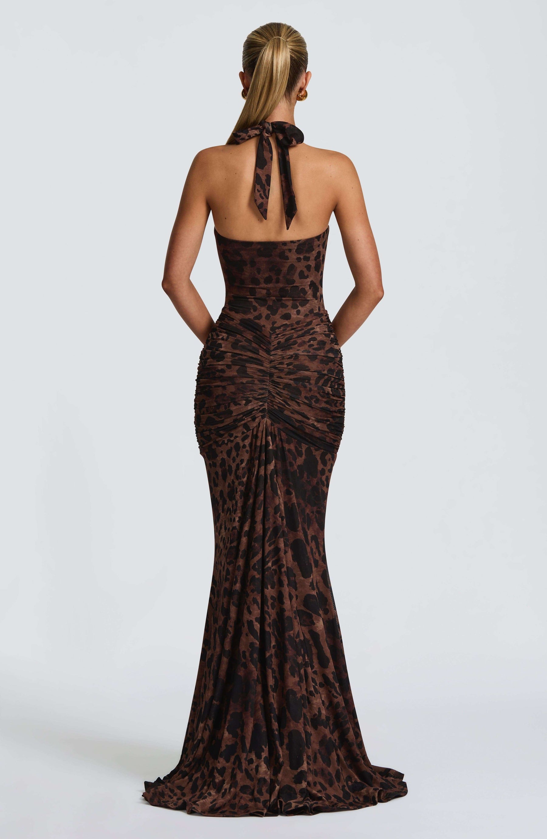 Rosetta Maxi Dress - Leopard Print Ryvelle