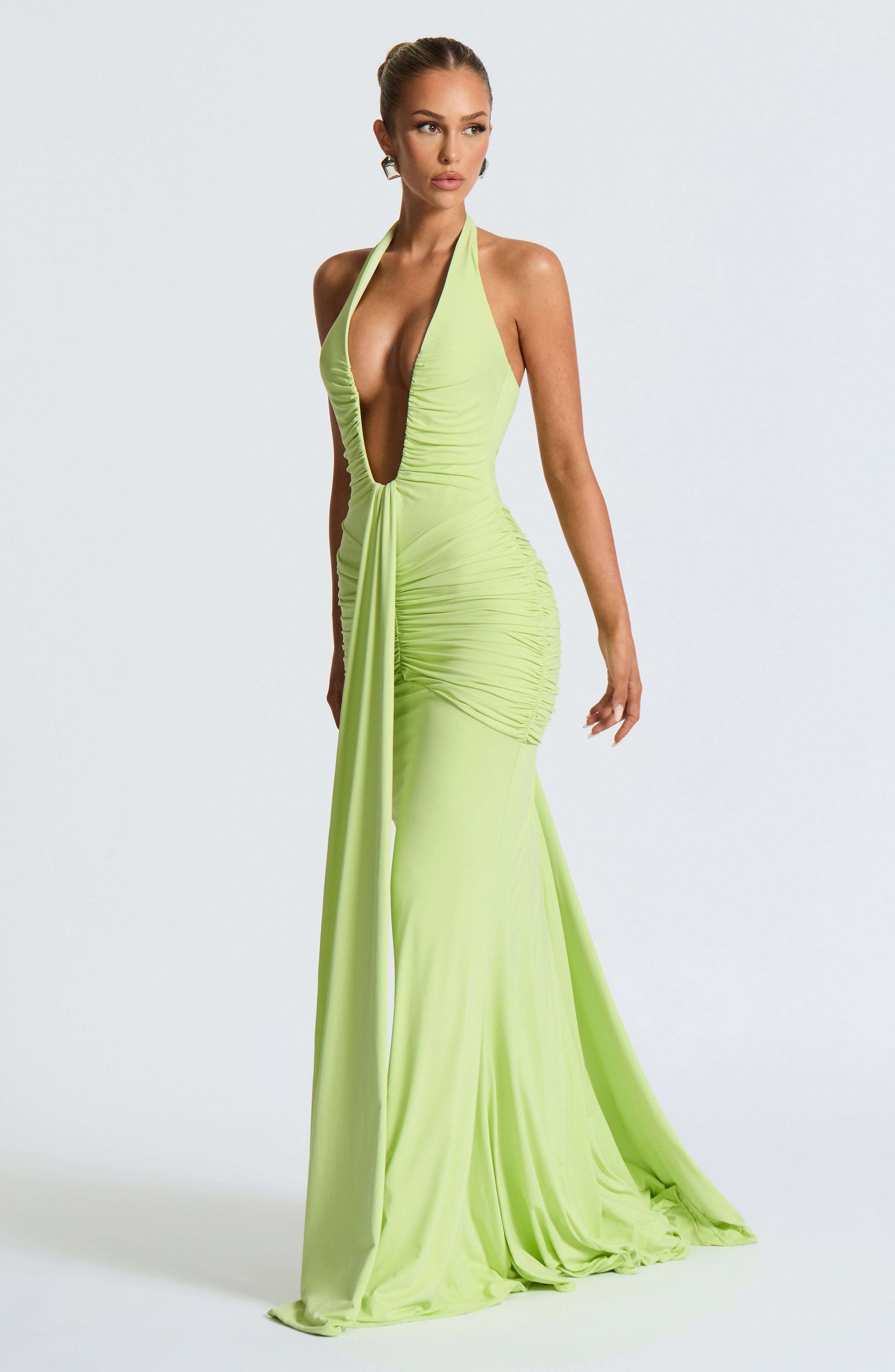 Rosetta Maxi Dress - Lime Ryvelle