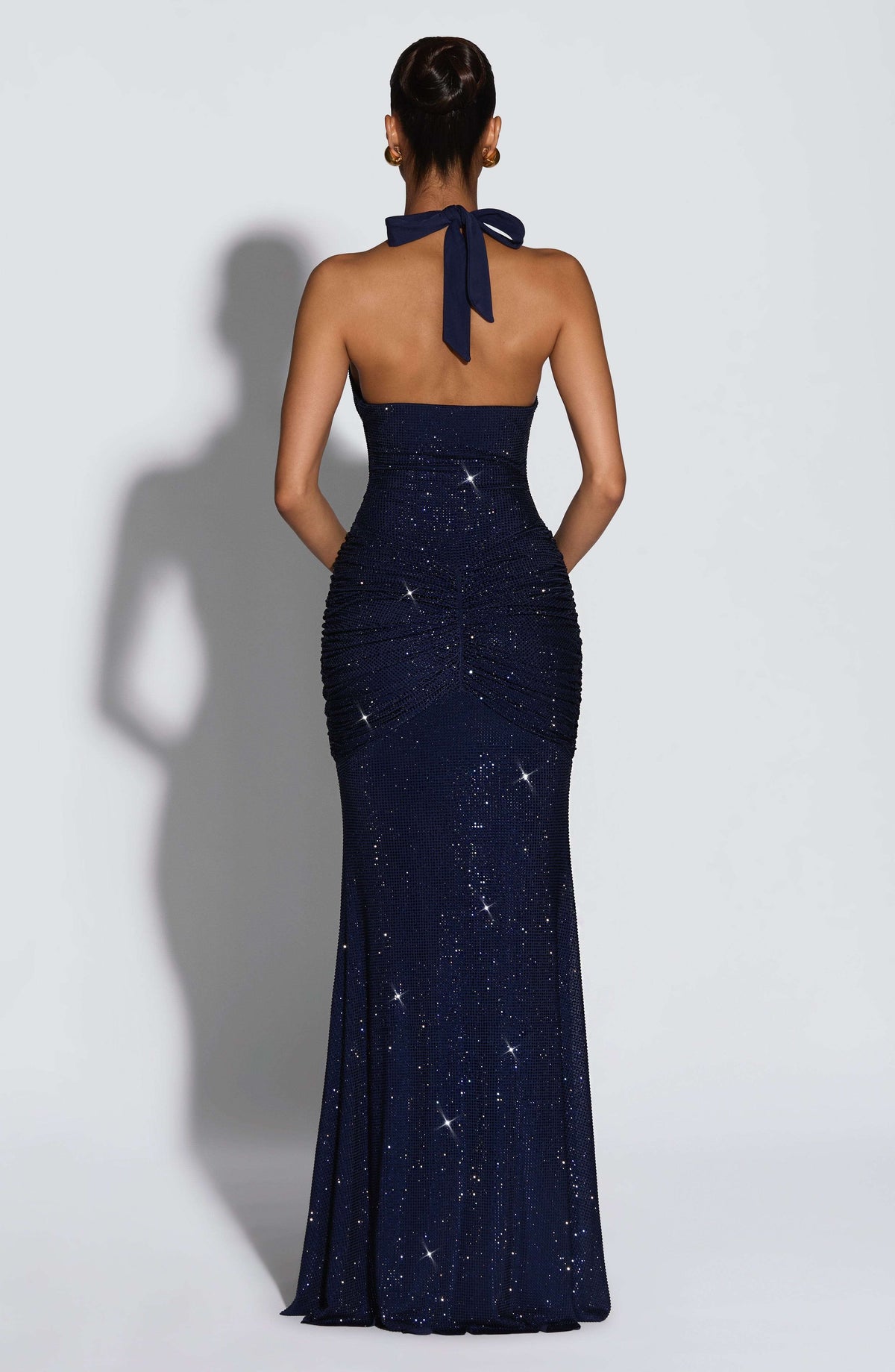 Rosetta Maxi Dress - Navy Sparkle Ryvelle
