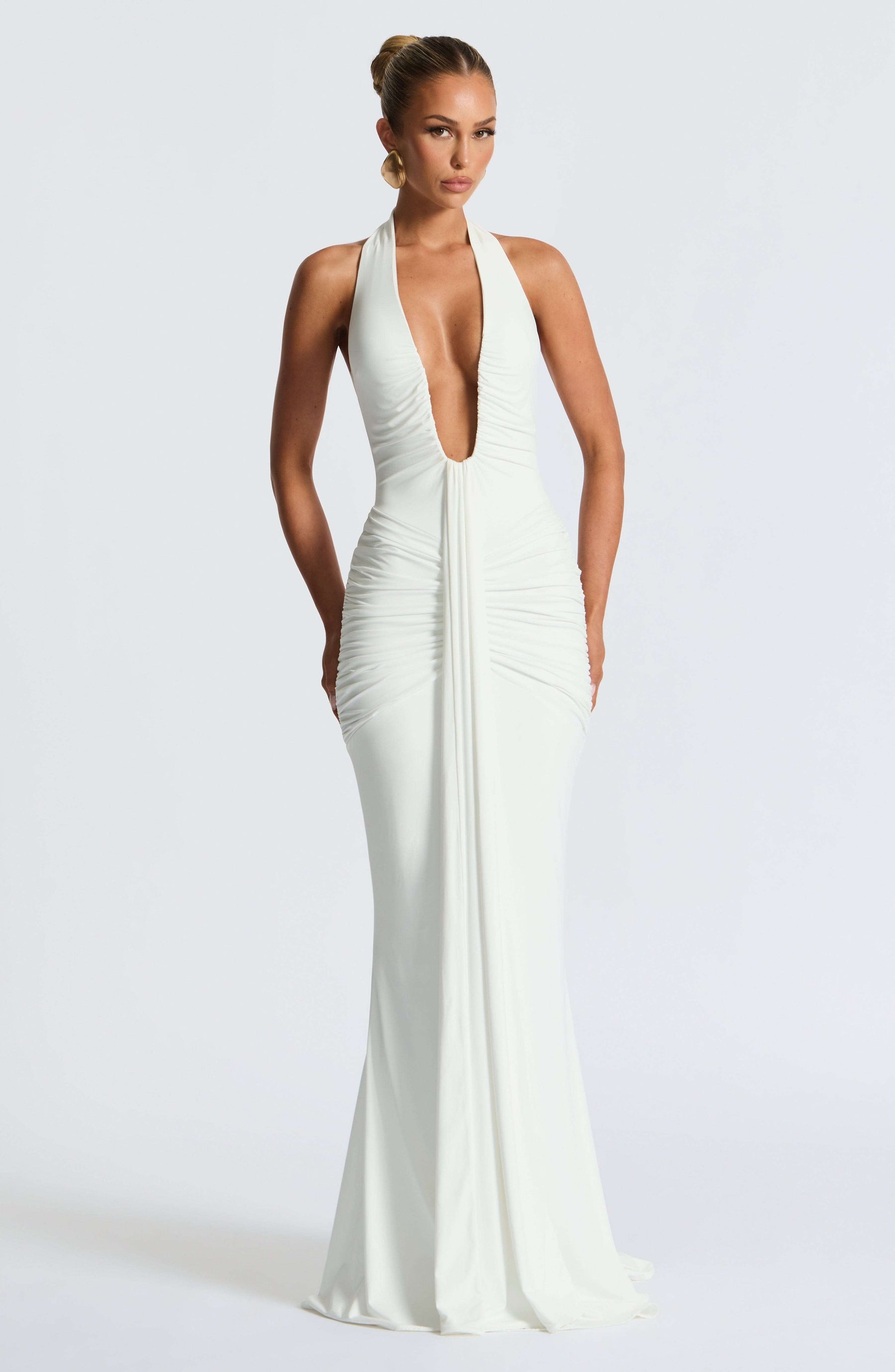 Rosetta Maxi Dress - White Ryvelle