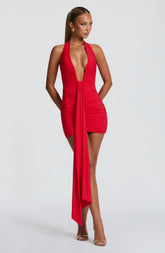 Rosetta Mini Dress - Red Ryvelle