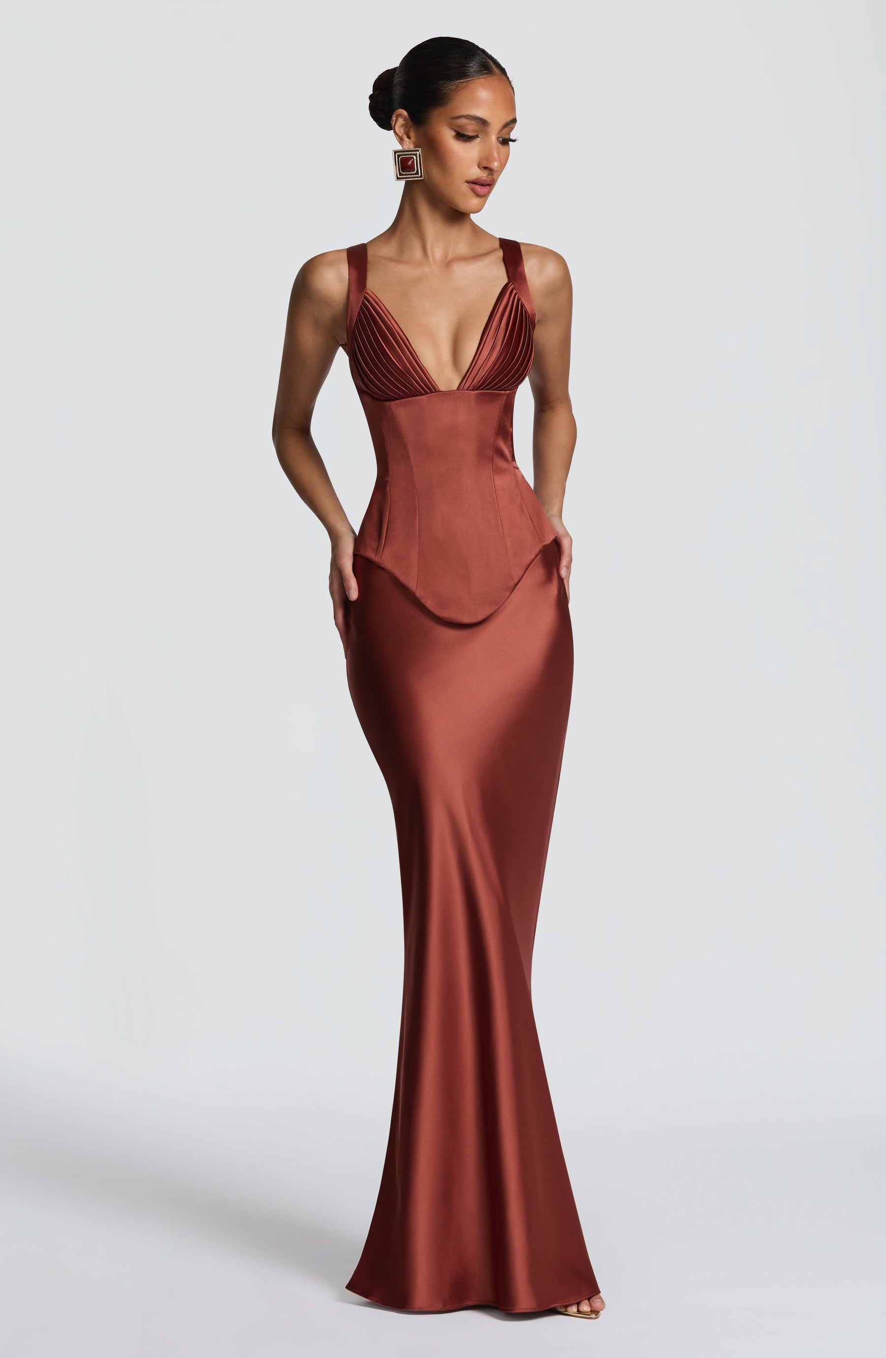 Rowan Corset - Rust Ryvelle