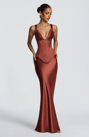 Rowan Corset - Rust Ryvelle
