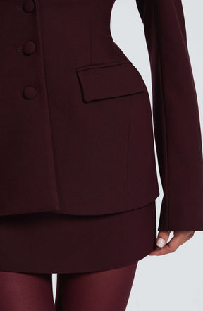 Rowena Blazer - Plum Ryvelle