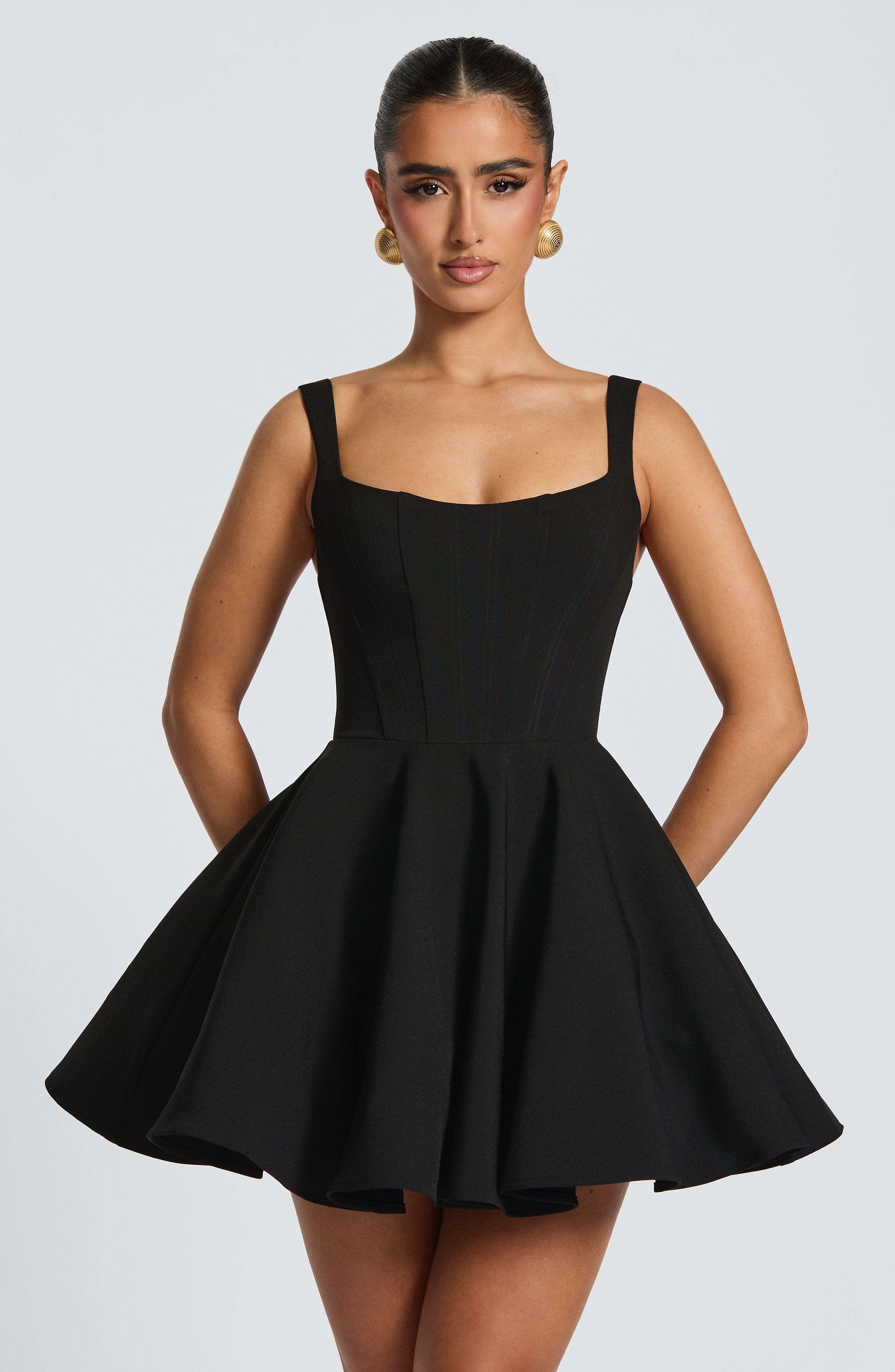 Rue Mini Dress - Black Ryvelle