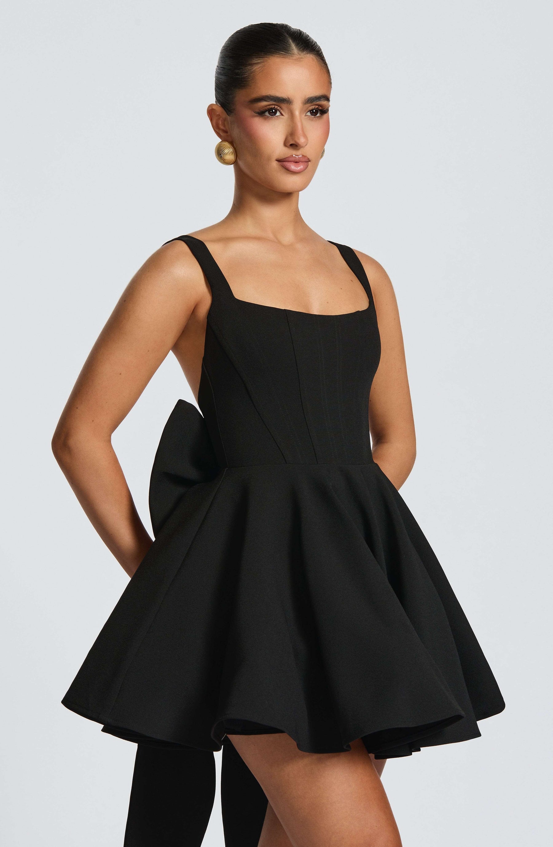 Rue Mini Dress - Black Ryvelle