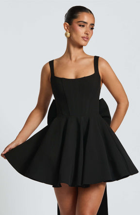 Rue Mini Dress - Black Ryvelle