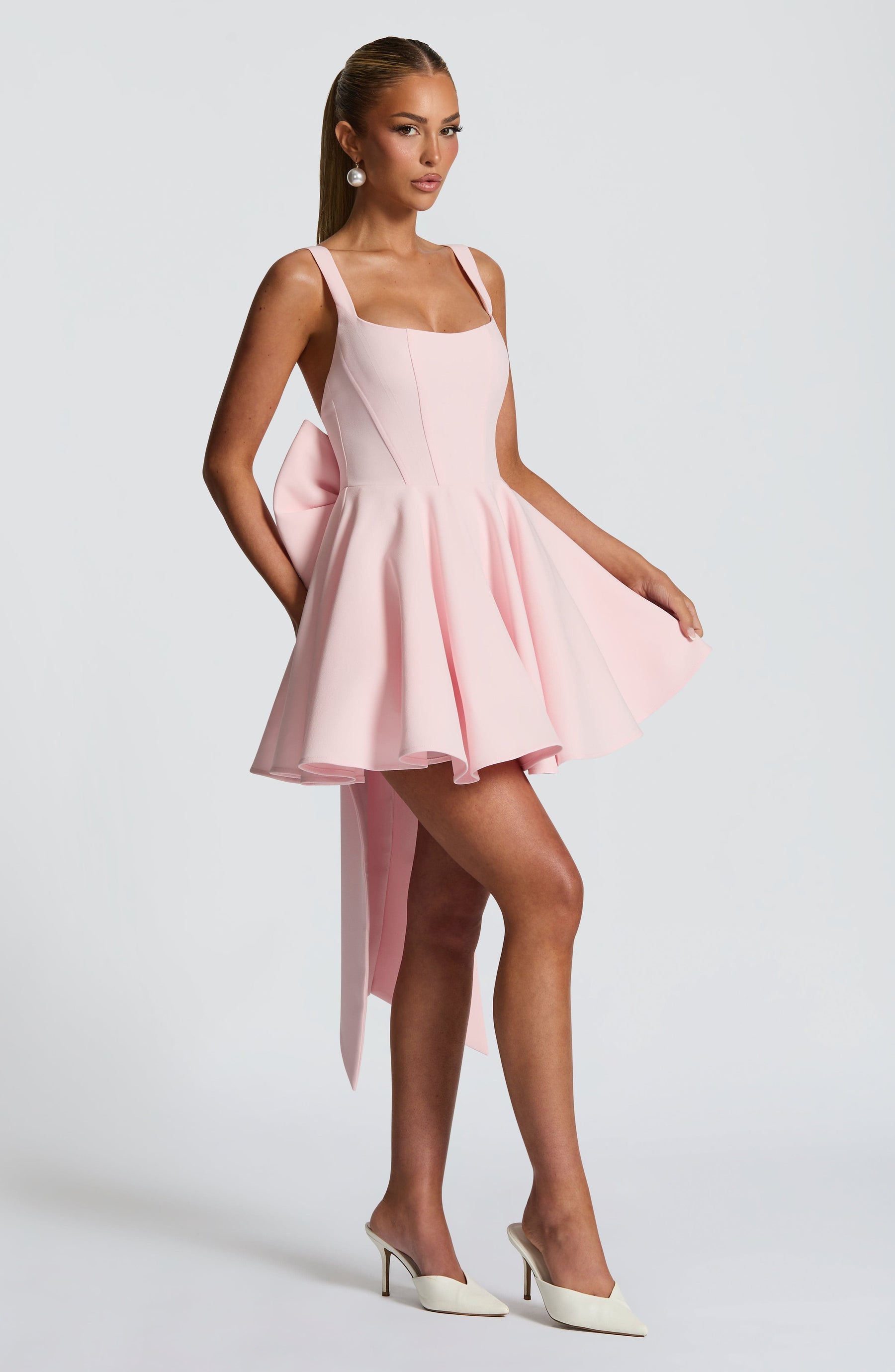 Rue Mini Dress - Blush Ryvelle
