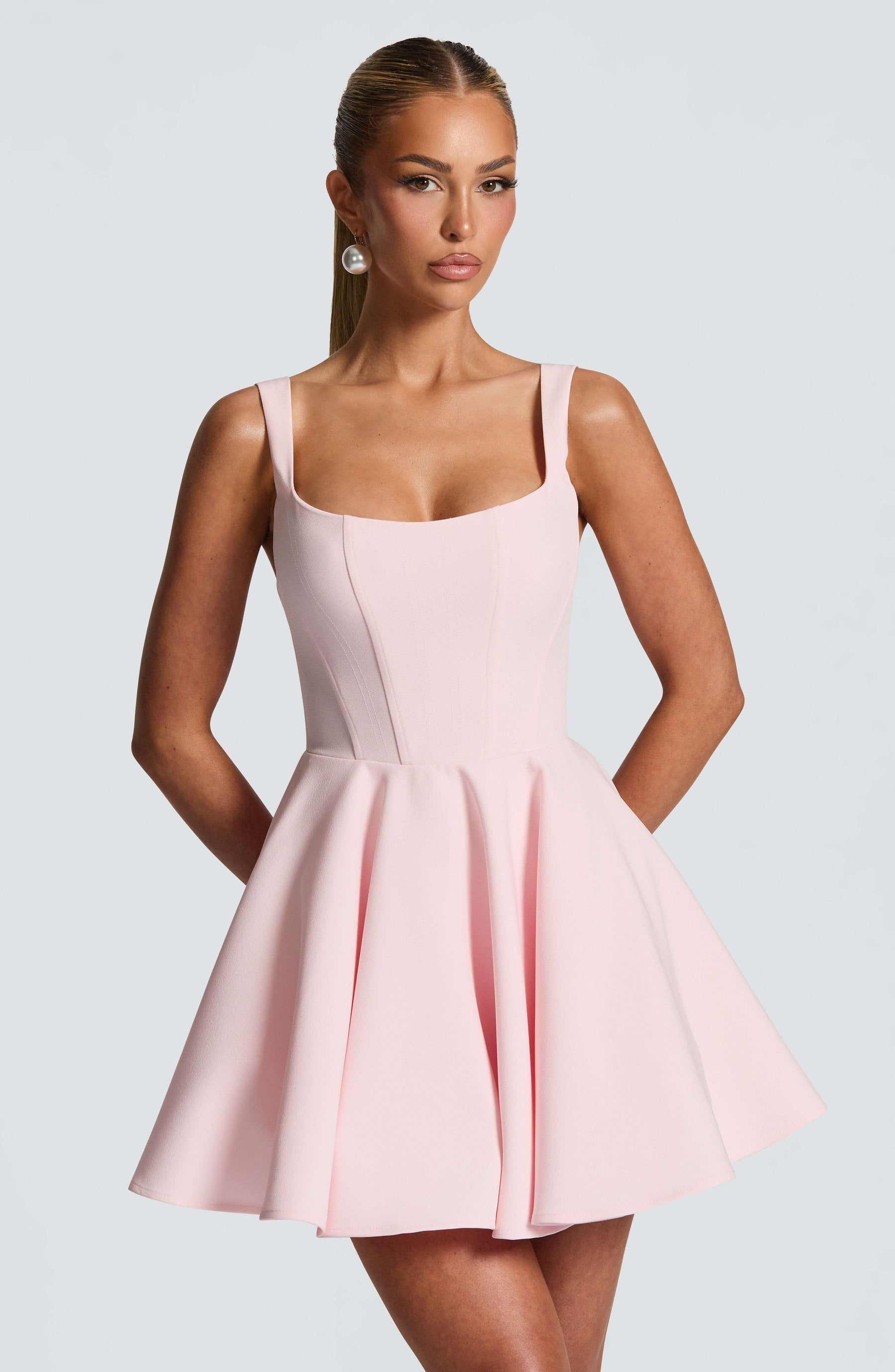 Rue Mini Dress - Blush Ryvelle
