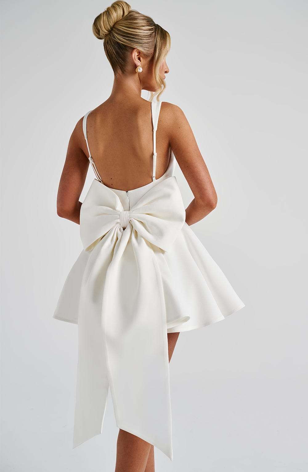 Rue Mini Dress - Ivory Ryvelle