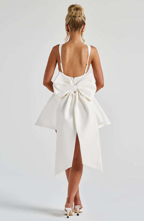 Rue Mini Dress - Ivory Ryvelle