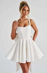 Rue Mini Dress - Ivory Ryvelle