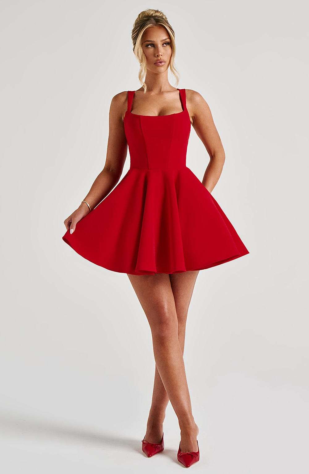Rue Mini Dress - Red Ryvelle