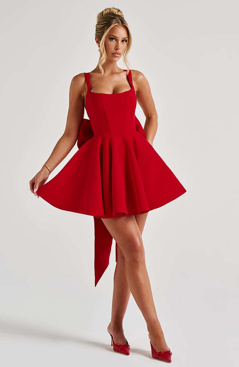 Rue Mini Dress - Red Ryvelle