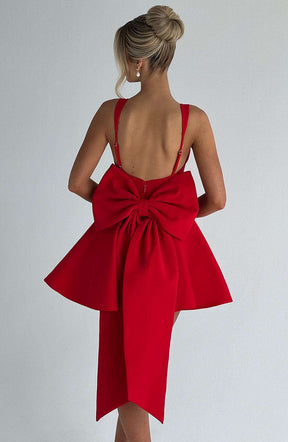 Rue Mini Dress - Red Ryvelle