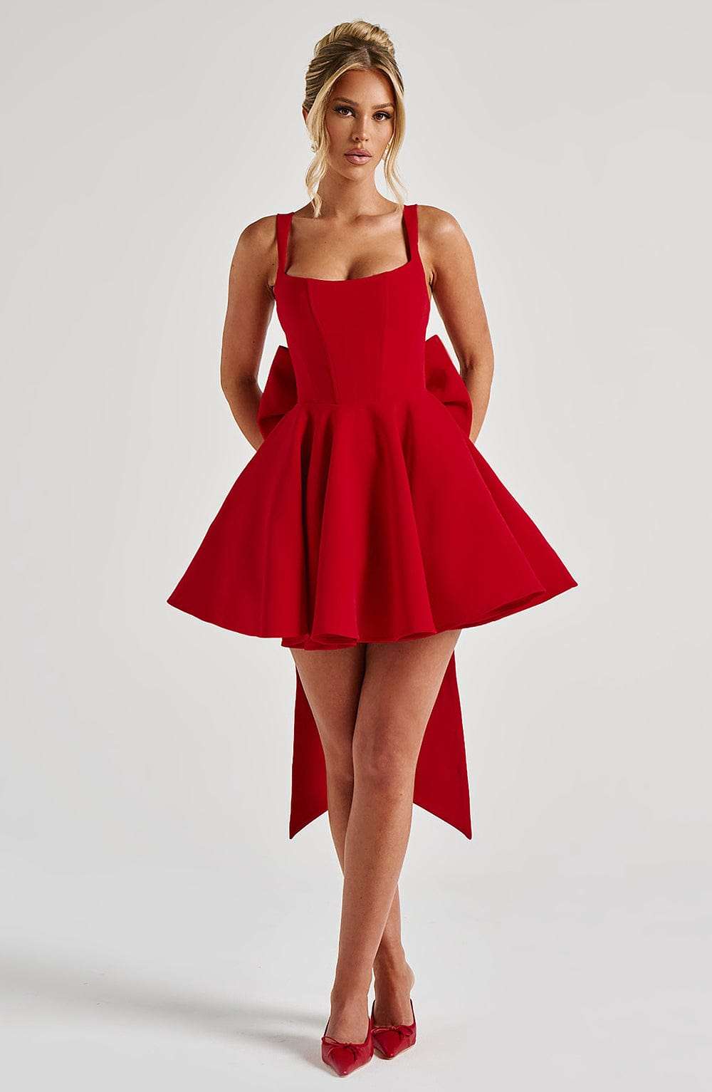 Rue Mini Dress - Red Ryvelle