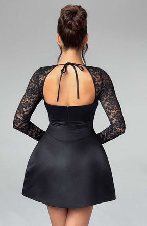 Sadie Mini Dress - Black Ryvelle