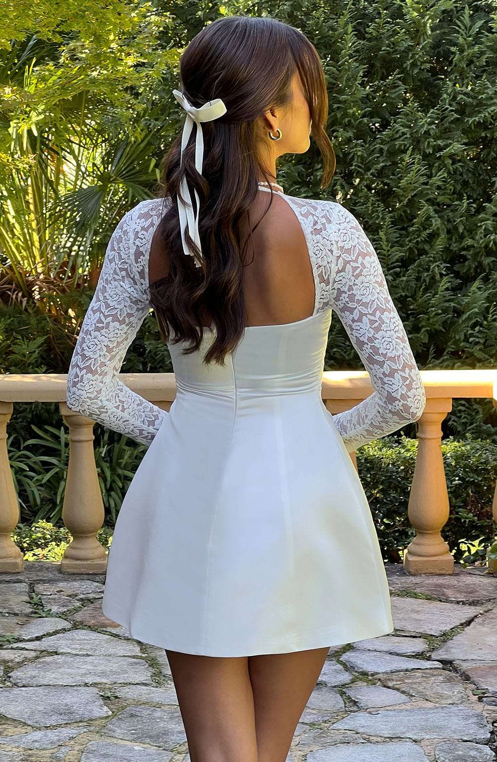 Sadie Mini Dress - Ivory Ryvelle