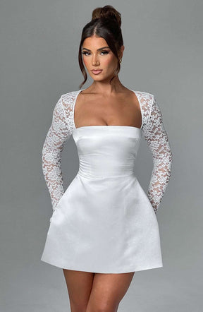 Sadie Mini Dress - Ivory Ryvelle