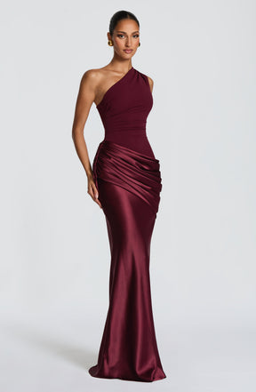 Sadona Maxi Dress - Cherry Lacquer Ryvelle