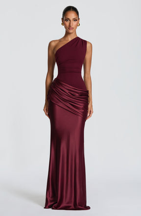 Sadona Maxi Dress - Cherry Lacquer Ryvelle