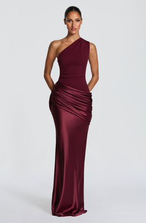 Sadona Maxi Dress - Cherry Lacquer Ryvelle