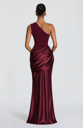 Sadona Maxi Dress - Cherry Lacquer Ryvelle