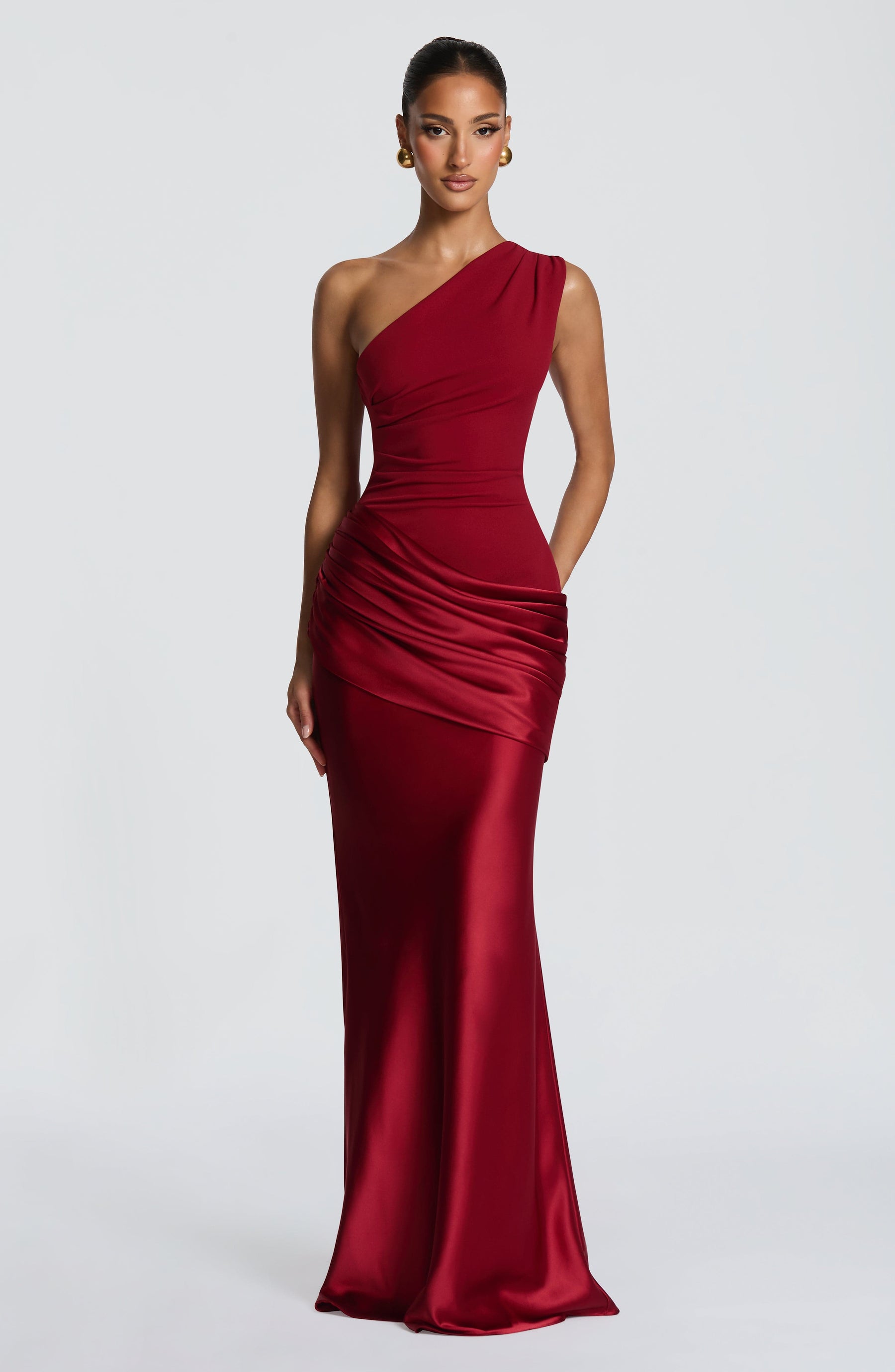 Sadona Maxi Dress - Deep Red Ryvelle