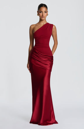 Sadona Maxi Dress - Deep Red Ryvelle