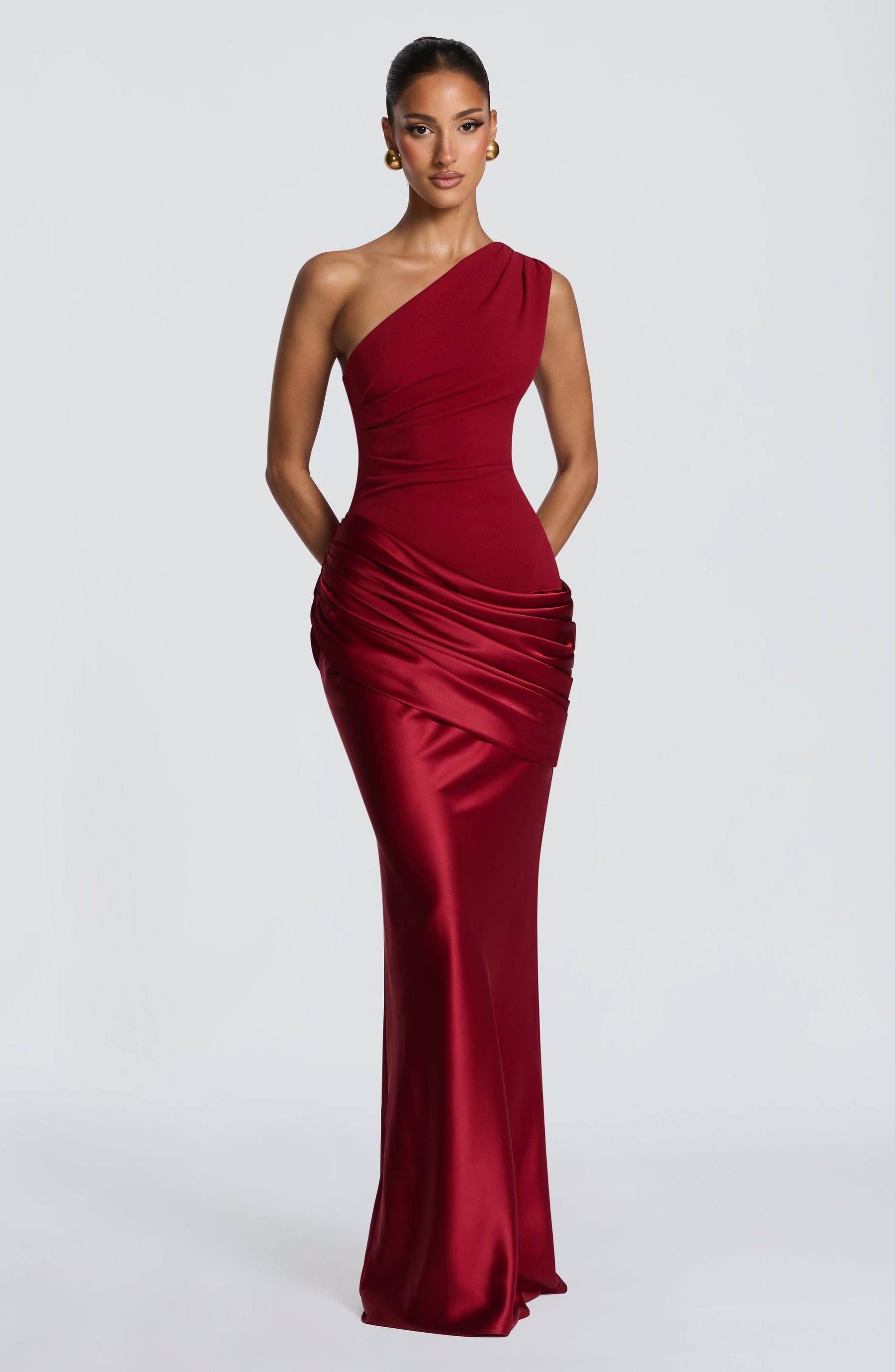 Sadona Maxi Dress - Deep Red Ryvelle