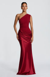 Sadona Maxi Dress - Deep Red Ryvelle