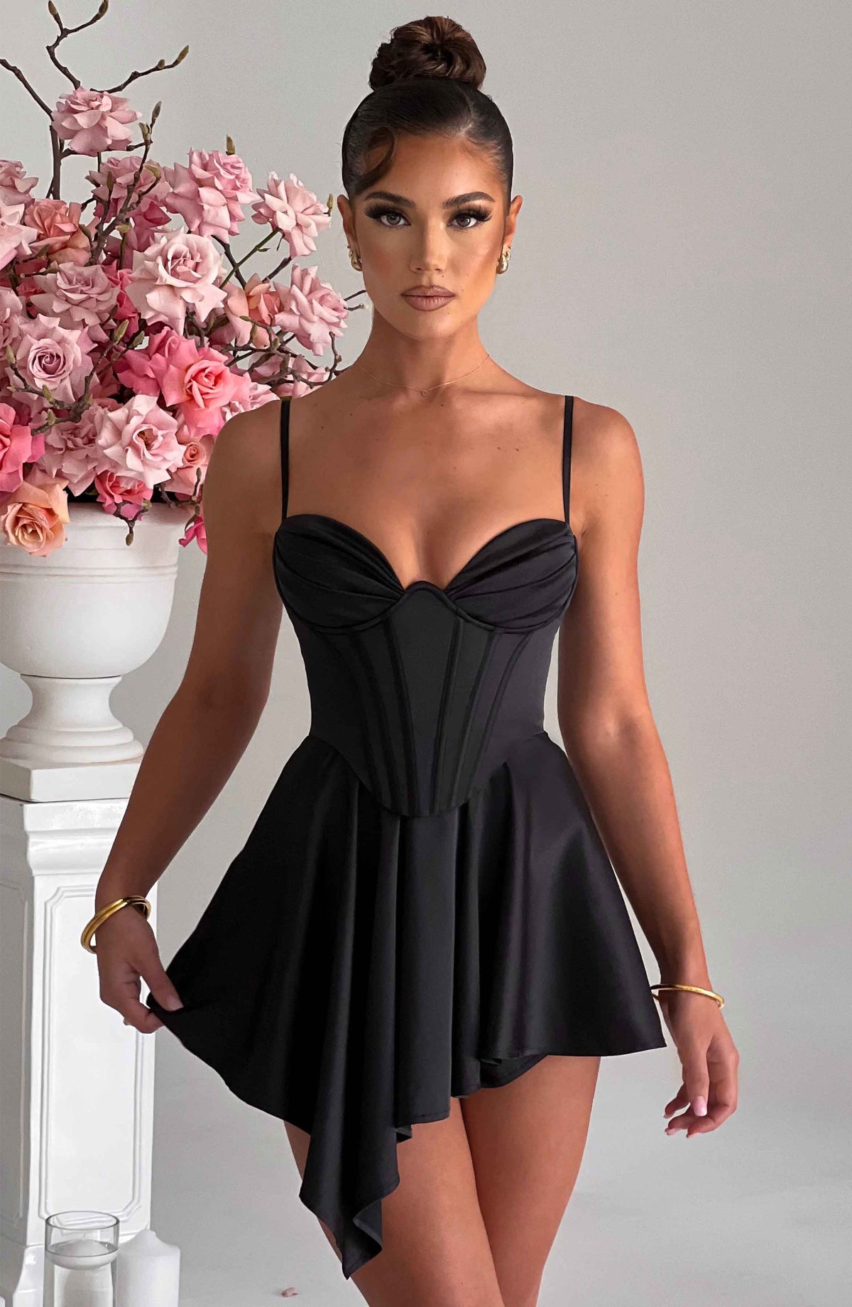 Saffron Playsuit - Black Ryvelle