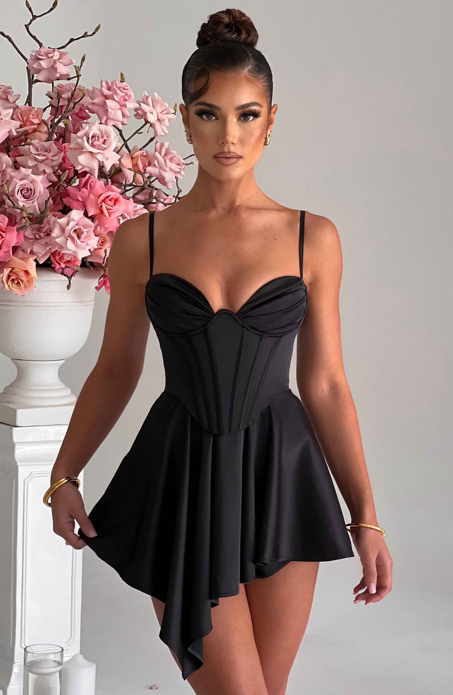 Saffron Playsuit - Black Ryvelle