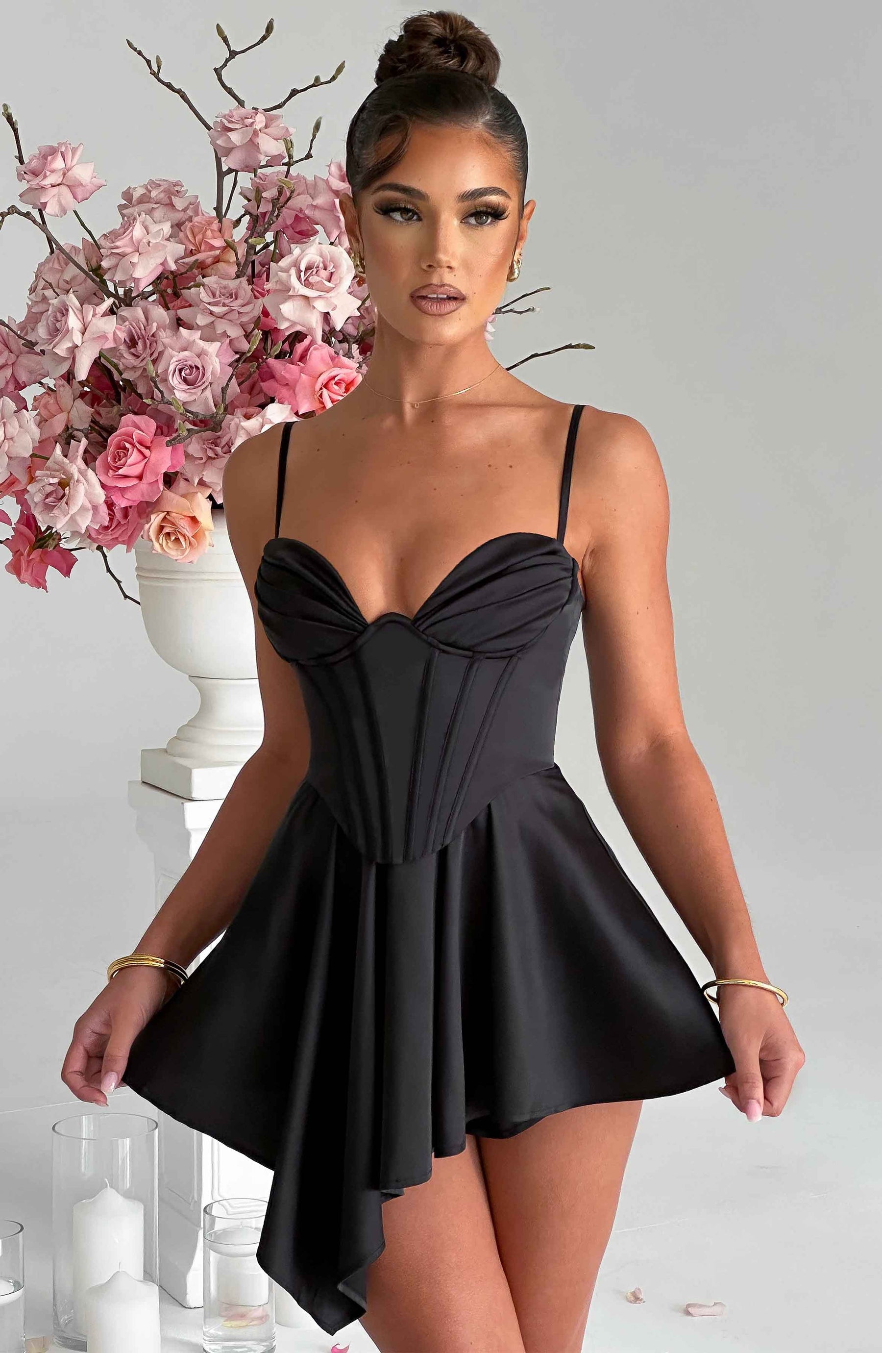 Saffron Playsuit - Black Ryvelle
