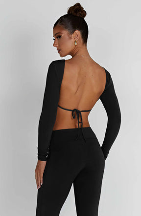 Sahra Top - Black Ryvelle
