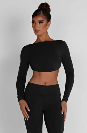 Sahra Top - Black Ryvelle