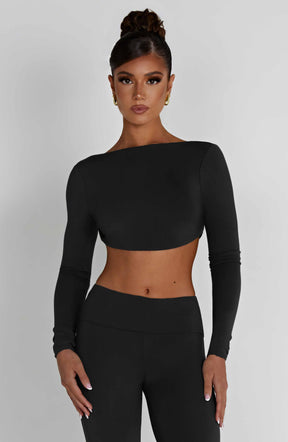 Sahra Top - Black Ryvelle