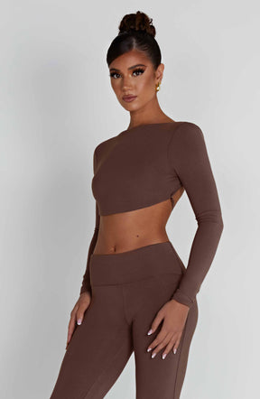 Sahra Top - Chocolate Ryvelle