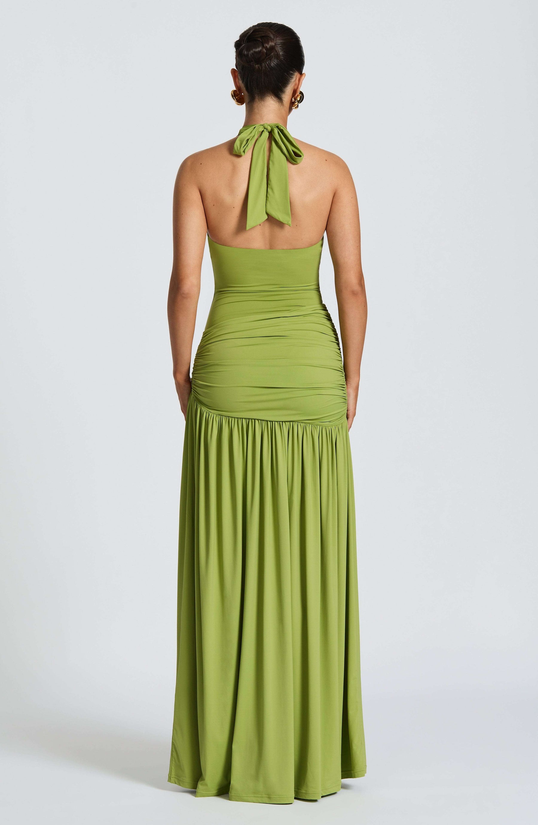 Saira Maxi Skirt - Olive Ryvelle