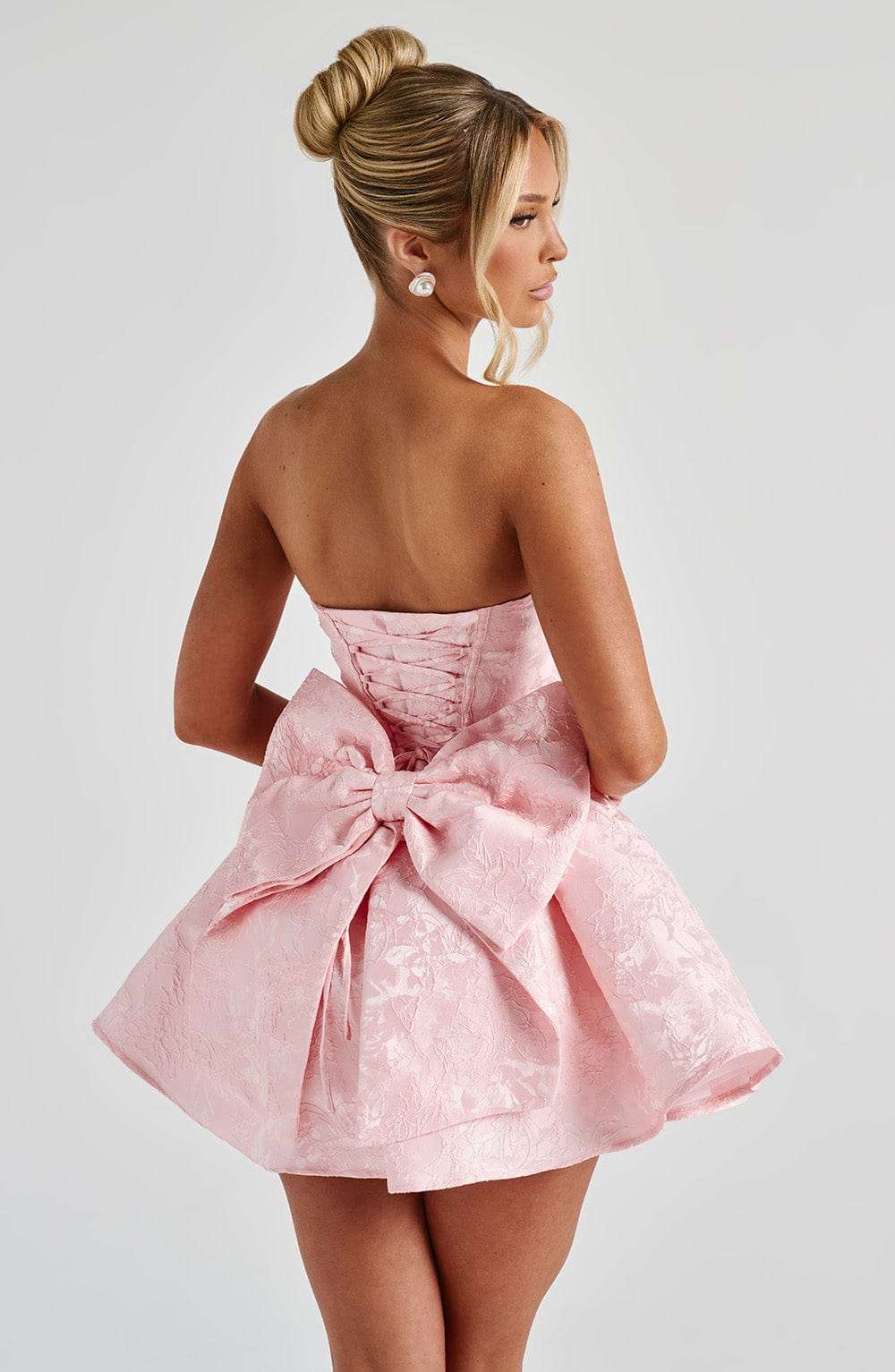 Salome Mini Dress - Blush Ryvelle