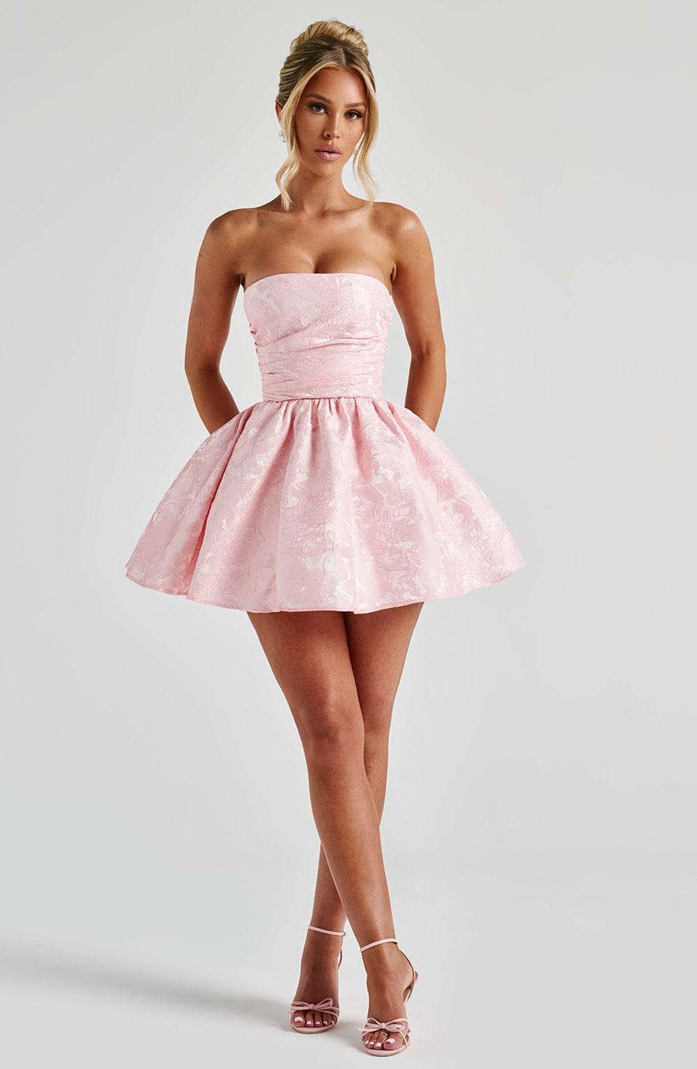 Salome Mini Dress - Blush Ryvelle