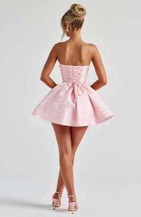 Salome Mini Dress - Blush Ryvelle