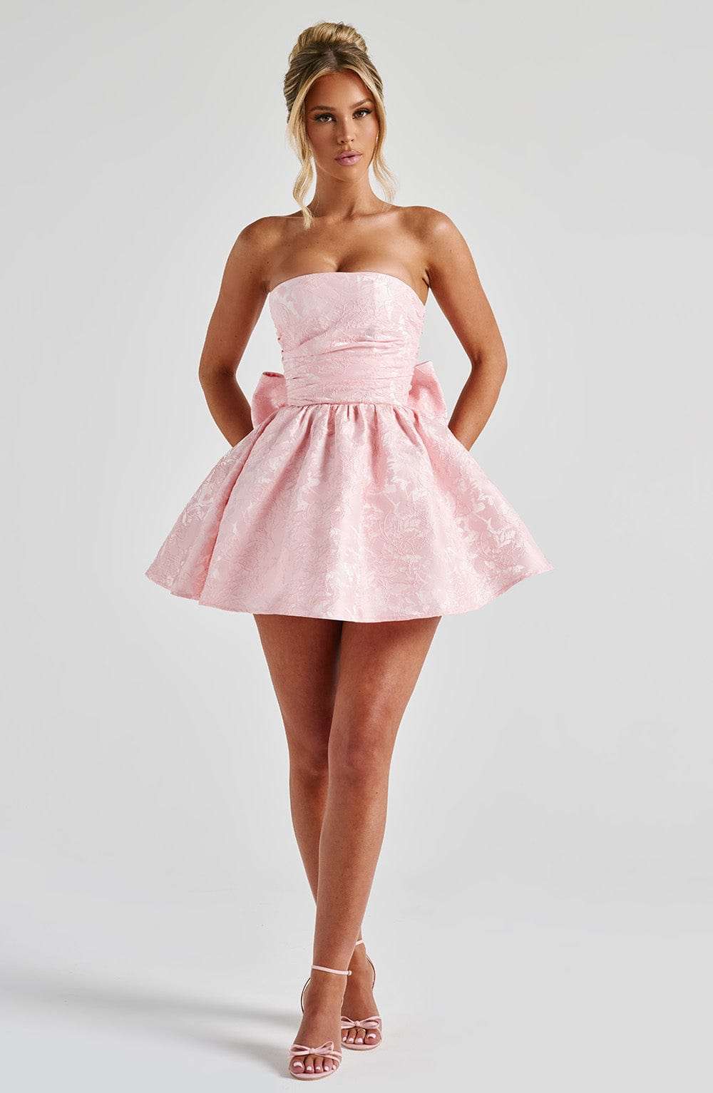 Salome Mini Dress - Blush Ryvelle